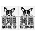 thumbnail image 1 of 2 Pcs Funny Kitchen Towels,I'll Be Watching You Microfiber Dish Towels,Kitchen Tea Towels,Kitchen Towel Set (18" X 26"), 1 of 3