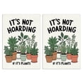 thumbnail image 1 of 2 Pcs Funny Kitchen Towels,It's Not Hoarding If It's Plants Microfiber Dish Towels,Kitchen Tea Towels,Kitchen Towel Set (18" X 26"), 1 of 3