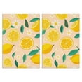 thumbnail image 1 of 2 Pcs Funny Kitchen Towels,Lemon Microfiber Dish Towels,Kitchen Tea Towels,Kitchen Towel Set (18" X 26"), 1 of 3