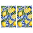 thumbnail image 1 of 2 Pcs Funny Kitchen Towels,Lemon Microfiber Dish Towels,Kitchen Tea Towels,Kitchen Towel Set (18" X 26"), 1 of 3