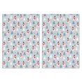 thumbnail image 1 of 2 Pcs Funny Kitchen Towels,Light Blue Christmas Snowman and Tree Pattern Microfiber Dish Towels,Kitchen Tea Towels,Kitchen Towel Set (18" X 26"), 1 of 7