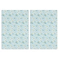 thumbnail image 1 of 2 Pcs Funny Kitchen Towels,Light Blue Daisy Flower Pattern Microfiber Dish Towels,Kitchen Tea Towels,Kitchen Towel Set (18" X 26"), 1 of 7