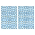 thumbnail image 1 of 2 Pcs Funny Kitchen Towels,Light Blue Daisy Flower Pattern Microfiber Dish Towels,Kitchen Tea Towels,Kitchen Towel Set (18" X 26"), 1 of 7