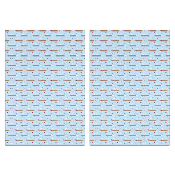 2 Pcs Funny Kitchen Towels,Light Blue Unicorn Rainbow Pattern Microfiber Dish Towels,Kitchen Tea Towels,Kitchen Towel Set (18" X 26")