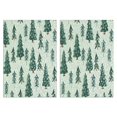 thumbnail image 1 of 2 Pcs Funny Kitchen Towels,Light Green Christmas Tree Pattern Microfiber Dish Towels,Kitchen Tea Towels,Kitchen Towel Set (18" X 26"), 1 of 7