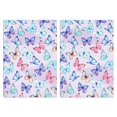 thumbnail image 1 of 2 Pcs Funny Kitchen Towels,Light Purple Butterfly Pattern Microfiber Dish Towels,Kitchen Tea Towels,Kitchen Towel Set (18" X 26"), 1 of 7