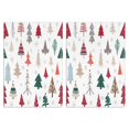 thumbnail image 1 of 2 Pcs Funny Kitchen Towels,Multicolor Christmas Tree Pattern Microfiber Dish Towels,Kitchen Tea Towels,Kitchen Towel Set (18" X 26"), 1 of 7