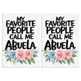 thumbnail image 1 of 2 Pcs Funny Kitchen Towels,My Favorite People Call Me Abuela Microfiber Dish Towels,Kitchen Tea Towels,Kitchen Towel Set (18" X 26"), 1 of 3