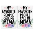 thumbnail image 1 of 2 Pcs Funny Kitchen Towels,My Favorite People Call Me Mema Microfiber Dish Towels,Kitchen Tea Towels,Kitchen Towel Set (18" X 26"), 1 of 3