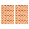 thumbnail image 1 of 2 Pcs Funny Kitchen Towels,Orange Christmas Gingerbread Man Pattern Microfiber Dish Towels,Kitchen Tea Towels,Kitchen Towel Set (18" X 26"), 1 of 7