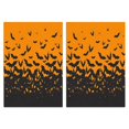 thumbnail image 1 of 2 Pcs Funny Kitchen Towels,Orange Halloween Bats Microfiber Dish Towels,Kitchen Tea Towels,Kitchen Towel Set (18" X 26"), 1 of 7