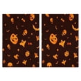 thumbnail image 1 of 2 Pcs Funny Kitchen Towels,Orange Halloween Spooky Elements Microfiber Dish Towels,Kitchen Tea Towels,Kitchen Towel Set (18" X 26"), 1 of 7