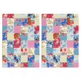 thumbnail image 1 of 2 Pcs Funny Kitchen Towels,Patchwork Pioneer Flower Microfiber Dish Towels,Kitchen Tea Towels,Kitchen Towel Set (18" X 26"), 1 of 7