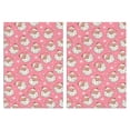 thumbnail image 1 of 2 Pcs Funny Kitchen Towels,Pink Christmas Santa Pattern Microfiber Dish Towels,Kitchen Tea Towels,Kitchen Towel Set (18" X 26"), 1 of 7