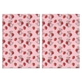 thumbnail image 1 of 2 Pcs Funny Kitchen Towels,Pink Cow Strawberry Pattern Microfiber Dish Towels,Kitchen Tea Towels,Kitchen Towel Set (18" X 26"), 1 of 7