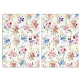 thumbnail image 1 of 2 Pcs Funny Kitchen Towels,Pioneer Flower Floral Print Pattern Microfiber Dish Towels,Kitchen Tea Towels,Kitchen Towel Set (18" X 26"), 1 of 7