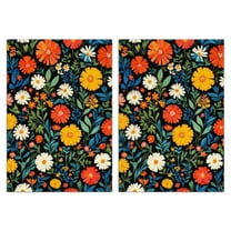 2 Pcs Funny Kitchen Towels,Pioneer Flower Microfiber Dish Towels,Kitchen Tea Towels,Kitchen Towel Set (18" X 26")