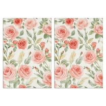 2 Pcs Funny Kitchen Towels,Pioneer Flower Microfiber Dish Towels,Kitchen Tea Towels,Kitchen Towel Set (18" X 26")