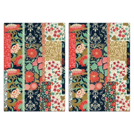 2 Pcs Funny Kitchen Towels,Pioneer Flower Microfiber Dish Towels,Kitchen Tea Towels,Kitchen Towel Set (18" X 26")