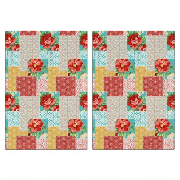 Funny Pioneer Flower Microfiber Kitchen Towels (2 Count)