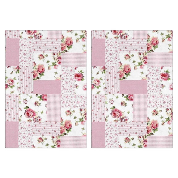 2 Pcs Funny Kitchen Towels,Pioneer Flower Microfiber Dish Towels,Kitchen Tea Towels,Kitchen Towel Set (18" X 26")