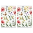 thumbnail image 1 of 2 Pcs Funny Kitchen Towels,Pioneer Flower and Butterfly Microfiber Dish Towels,Kitchen Tea Towels,Kitchen Towel Set (18" X 26"), 1 of 3