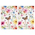 thumbnail image 1 of 2 Pcs Funny Kitchen Towels,Pioneer Flower and Butterfly Microfiber Dish Towels,Kitchen Tea Towels,Kitchen Towel Set (18" X 26"), 1 of 3