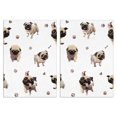 thumbnail image 1 of 2 Pcs Funny Kitchen Towels,Pug and Footprint Microfiber Dish Towels,Kitchen Tea Towels,Kitchen Towel Set (18" X 26"), 1 of 3