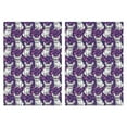 thumbnail image 1 of 2 Pcs Funny Kitchen Towels,Purple French Bulldog Microfiber Dish Towels,Kitchen Tea Towels,Kitchen Towel Set (18" X 26"), 1 of 3