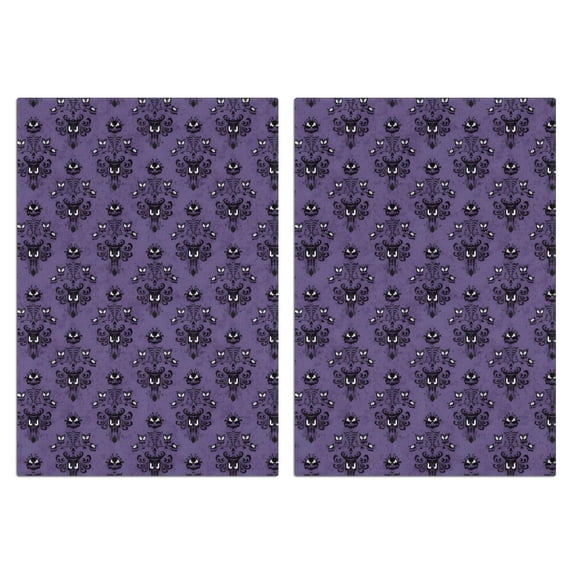 2 Pcs Funny Kitchen Towels,Purple Gothic Bat Pattern Microfiber Dish Towels,Kitchen Tea Towels,Kitchen Towel Set (18" X 26")