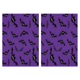 thumbnail image 1 of 2 Pcs Funny Kitchen Towels,Purple Halloween Black Bats Microfiber Dish Towels,Kitchen Tea Towels,Kitchen Towel Set (18" X 26"), 1 of 7