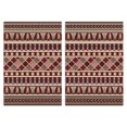 thumbnail image 1 of 2 Pcs Funny Kitchen Towels,Red Boho Egyptian Lotus and Circles Pattern Microfiber Dish Towels,Kitchen Tea Towels,Kitchen Towel Set (18" X 26"), 1 of 7