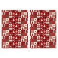 thumbnail image 1 of 2 Pcs Funny Kitchen Towels,Red Christmas Patchwork Pattern Microfiber Dish Towels,Kitchen Tea Towels,Kitchen Towel Set (18" X 26"), 1 of 7