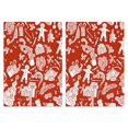 thumbnail image 1 of 2 Pcs Funny Kitchen Towels,Red Christmas Pattern Microfiber Dish Towels,Kitchen Tea Towels,Kitchen Towel Set (18" X 26"), 1 of 7