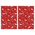 thumbnail image 1 of 2 Pcs Funny Kitchen Towels,Red Christmas Reindeer and Snowflake Pattern Microfiber Dish Towels,Kitchen Tea Towels,Kitchen Towel Set (18" X 26"), 1 of 7