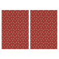 thumbnail image 1 of 2 Pcs Funny Kitchen Towels,Red Christmas Tree Pattern Microfiber Dish Towels,Kitchen Tea Towels,Kitchen Towel Set (18" X 26"), 1 of 7