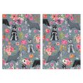 thumbnail image 1 of 2 Pcs Funny Kitchen Towels,Schnauzer and Flower Microfiber Dish Towels,Kitchen Tea Towels,Kitchen Towel Set (18" X 26"), 1 of 3