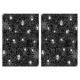 thumbnail image 1 of 2 Pcs Funny Kitchen Towels,Spider Web and Skulls Halloween Pattern Microfiber Dish Towels,Kitchen Tea Towels,Kitchen Towel Set (18" X 26"), 1 of 7
