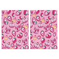 thumbnail image 1 of 2 Pcs Funny Kitchen Towels,Strawberry Plants Fruit Dessert Milk Pink Pattern Microfiber Dish Towels,Kitchen Tea Towels,Kitchen Towel Set (18" X 26"), 1 of 7