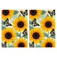 thumbnail image 1 of 2 Pcs Funny Kitchen Towels,Sunflowers and Butterflies Microfiber Dish Towels,Kitchen Tea Towels,Kitchen Towel Set (18" X 26"), 1 of 3
