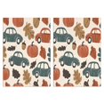 thumbnail image 1 of 2 Pcs Funny Kitchen Towels,Trucks Pumpkins Fall Leaves Pattern Microfiber Dish Towels,Kitchen Tea Towels,Kitchen Towel Set (18" X 26"), 1 of 3