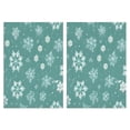 thumbnail image 1 of 2 Pcs Funny Kitchen Towels,Turquoise Christmas Snowflake Pattern Microfiber Dish Towels,Kitchen Tea Towels,Kitchen Towel Set (18" X 26"), 1 of 7