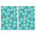 thumbnail image 1 of 2 Pcs Funny Kitchen Towels,Turquoise Christmas Tree Pattern Microfiber Dish Towels,Kitchen Tea Towels,Kitchen Towel Set (18" X 26"), 1 of 7