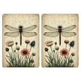thumbnail image 1 of 2 Pcs Funny Kitchen Towels,Vintage Dragonfly and Flower Microfiber Dish Towels,Kitchen Tea Towels,Kitchen Towel Set (18" X 26"), 1 of 3