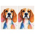 thumbnail image 1 of 2 Pcs Funny Kitchen Towels,Watercolor Style Beagle Microfiber Dish Towels,Kitchen Tea Towels,Kitchen Towel Set (18" X 26"), 1 of 3