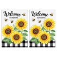 thumbnail image 1 of 2 Pcs Funny Kitchen Towels,Welcome Sunshine Sunflowers Bees Microfiber Dish Towels,Kitchen Tea Towels,Kitchen Towel Set (18" X 26"), 1 of 3