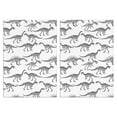 thumbnail image 1 of 2 Pcs Funny Kitchen Towels,White Cartoon Dinosaurs Skeletons Pattern Microfiber Dish Towels,Kitchen Tea Towels,Kitchen Towel Set (18" X 26"), 1 of 7