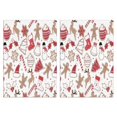 thumbnail image 1 of 2 Pcs Funny Kitchen Towels,White Christmas Cookie Pattern Microfiber Dish Towels,Kitchen Tea Towels,Kitchen Towel Set (18" X 26"), 1 of 7