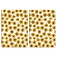 thumbnail image 1 of 2 Pcs Funny Kitchen Towels,White Small Sunflower Pattern Microfiber Dish Towels,Kitchen Tea Towels,Kitchen Towel Set (18" X 26"), 1 of 7