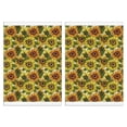 thumbnail image 1 of 2 Pcs Funny Kitchen Towels,White Sunflower Pattern Microfiber Dish Towels,Kitchen Tea Towels,Kitchen Towel Set (18" X 26"), 1 of 7